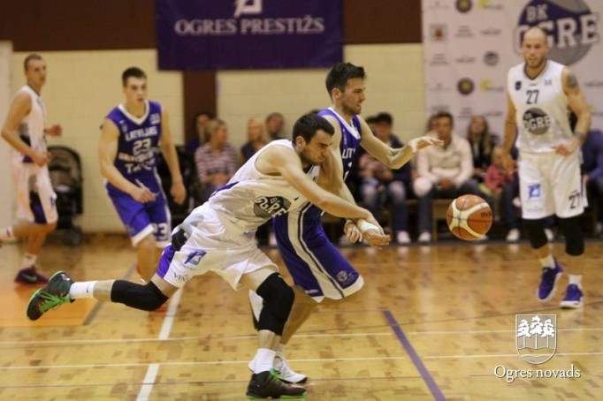 BK "Ogre" LBL 1.divīzijā debitē ar uzvaru