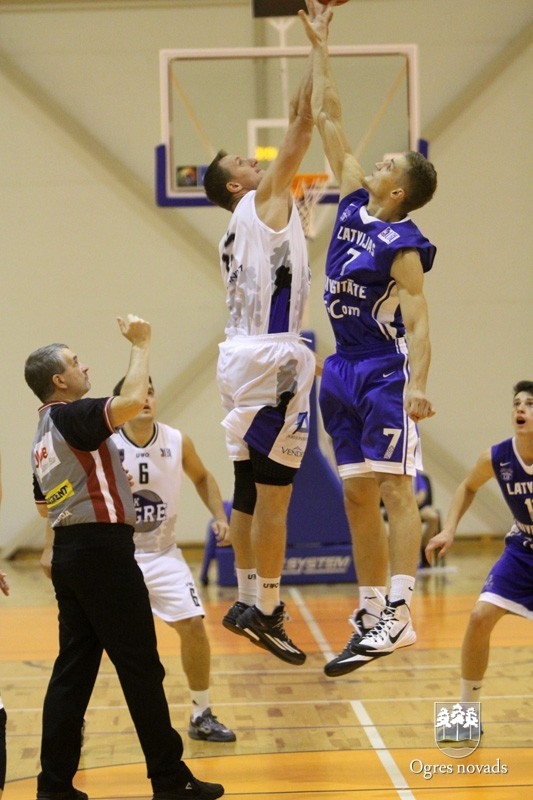 BK "Ogre" LBL 1.divīzijā debitē ar uzvaru