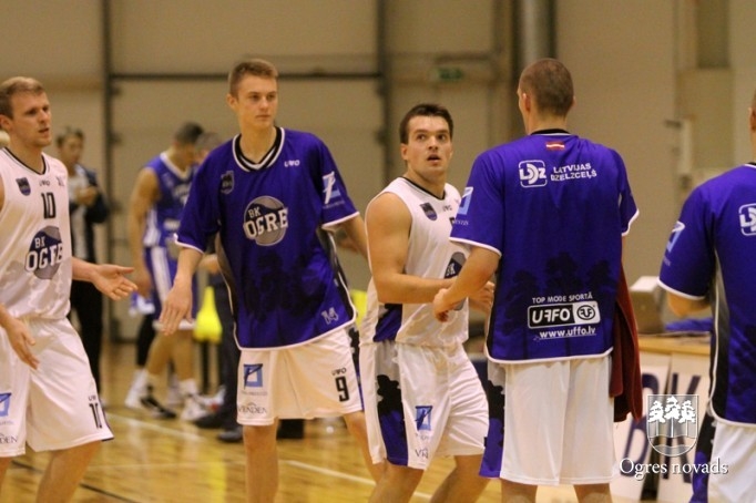 BK "Ogre" LBL 1.divīzijā debitē ar uzvaru
