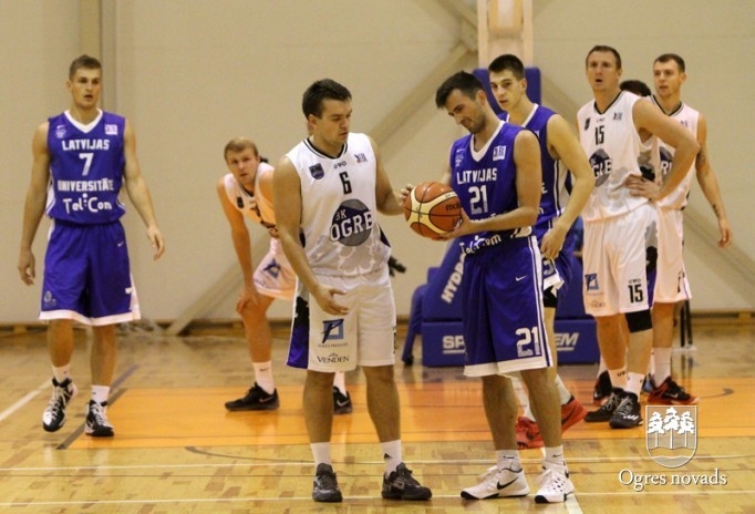BK "Ogre" LBL 1.divīzijā debitē ar uzvaru