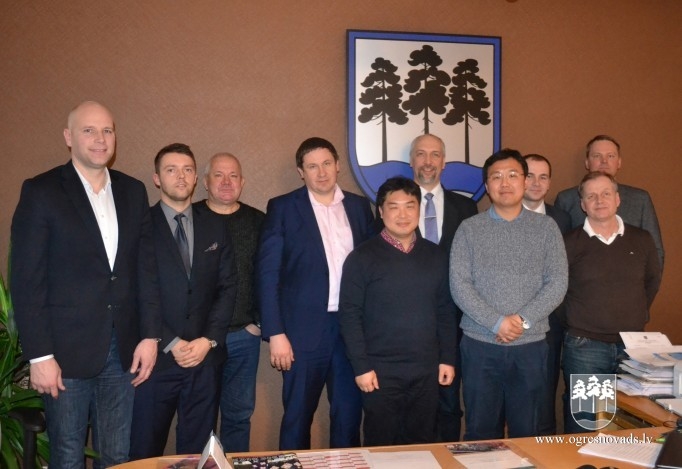 Ogrē ierodas basketbola kluba ģenerālsponsori no Dienvidkorejas