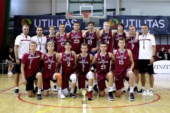 Ogres Basketbola skolas audzēkņi Latvijas jauniešu izlasēs