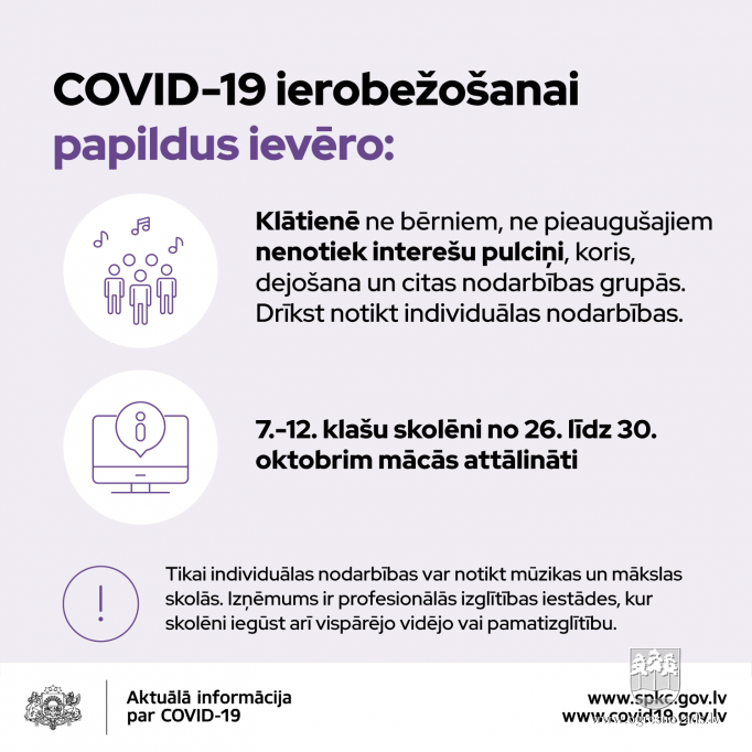 Veselības ministrija: uz laiku jāierobežo cilvēku kustība ārpus katra sociālā burbuļa