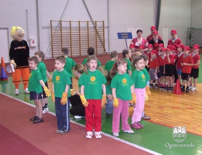 Bērnudārzniekiem sporta svētki