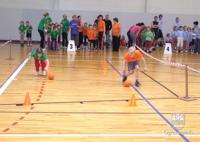 Bērnudārzniekiem sporta svētki