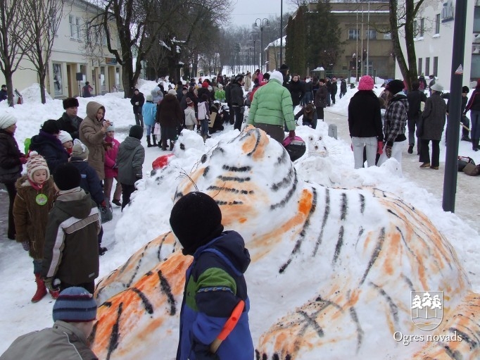 Sniega skulptūru festivāls 2010.gadā