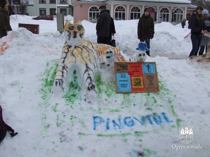 Sniega skulptūru festivāls 2010.gadā