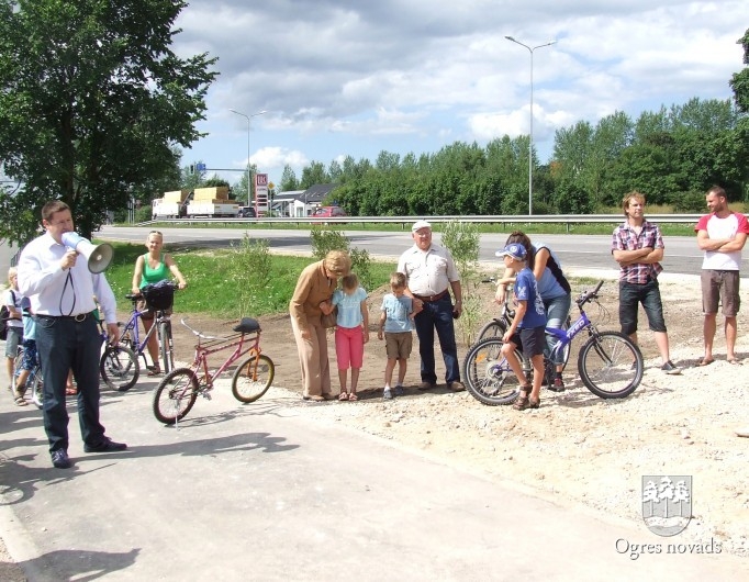 Ogrē jauns veloceliņš