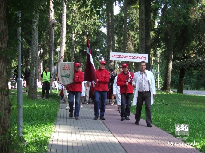 Ogres rajona slimnīca piedalās protesta akcijā