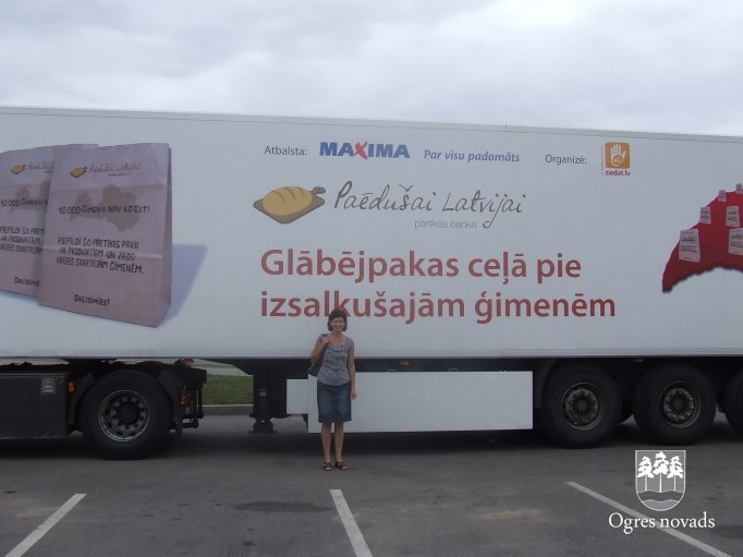 Ogres novada pašvaldība atbalsta labdarības projektu „ Paēdušai Latvijai"