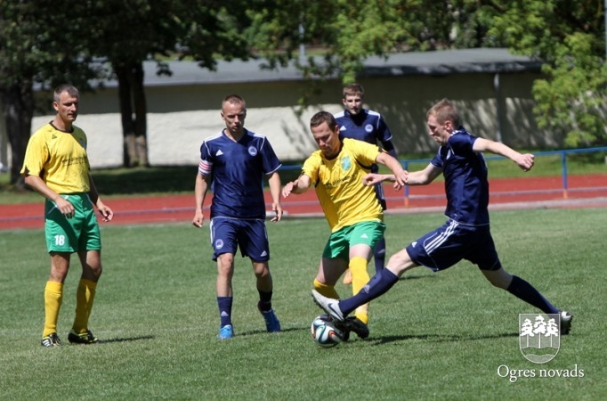 FK "Ogre" izcīna ceturto uzvaru