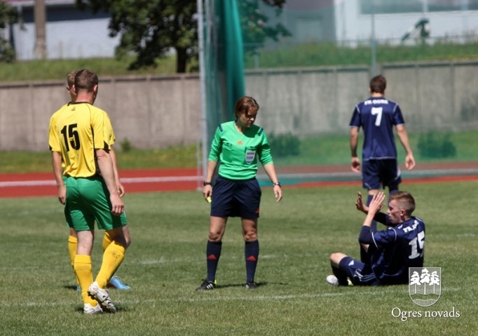 FK "Ogre" izcīna ceturto uzvaru