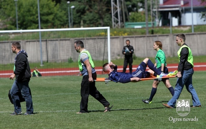 FK "Ogre" izcīna ceturto uzvaru