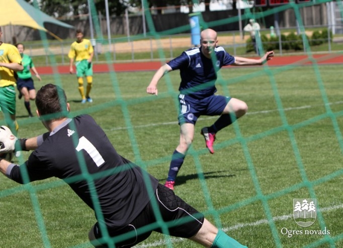 FK "Ogre" izcīna ceturto uzvaru