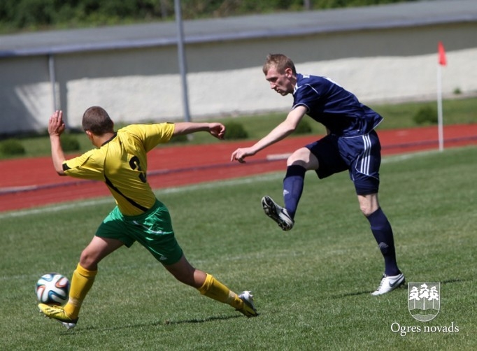 FK "Ogre" izcīna ceturto uzvaru