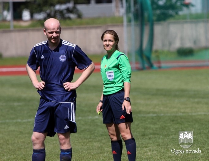 FK "Ogre" izcīna ceturto uzvaru
