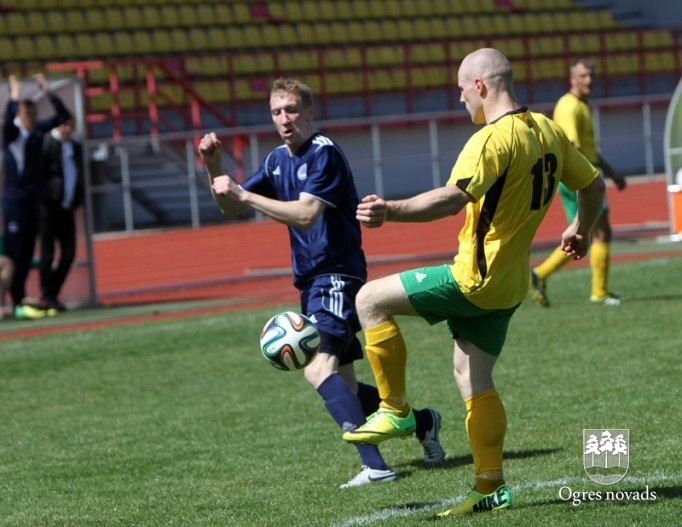 FK "Ogre" izcīna ceturto uzvaru