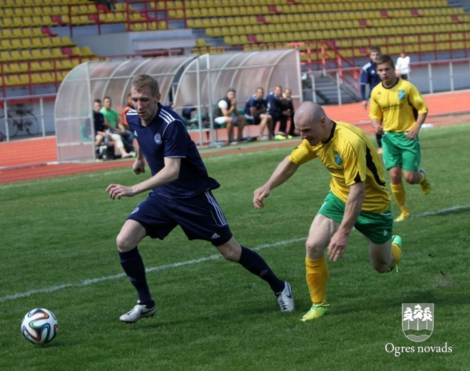 FK "Ogre" izcīna ceturto uzvaru