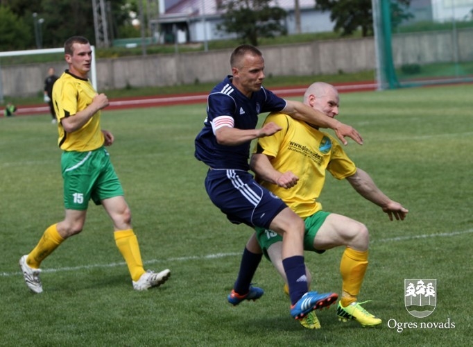 FK "Ogre" izcīna ceturto uzvaru