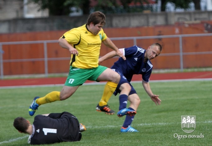 FK "Ogre" izcīna ceturto uzvaru