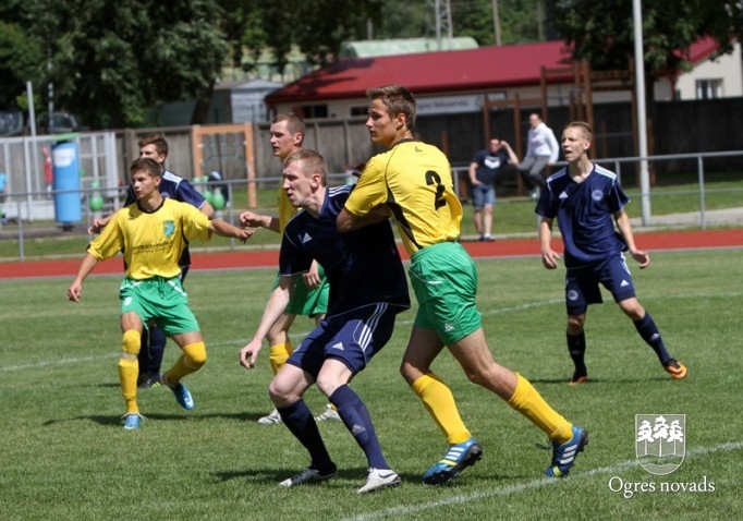 FK "Ogre" izcīna ceturto uzvaru