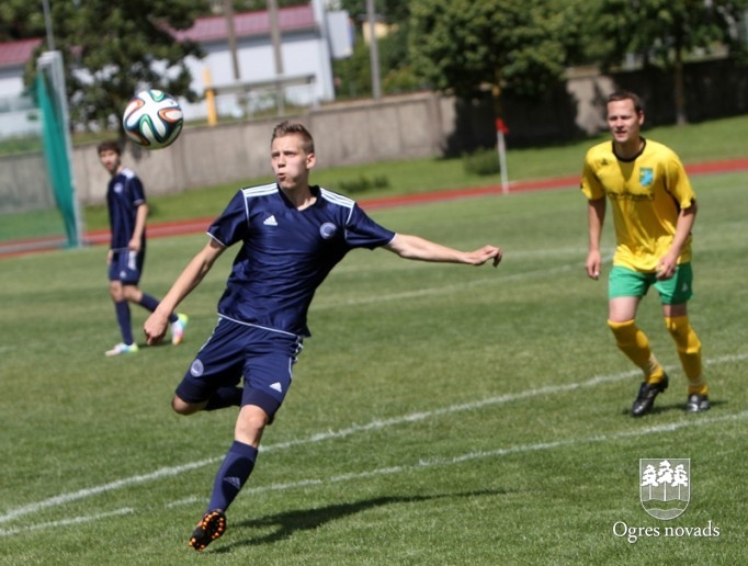 FK "Ogre" izcīna ceturto uzvaru