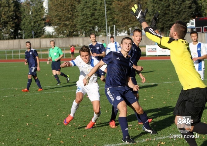 FK Ogre cienīgi piekāpjas krietni pārākai RFS