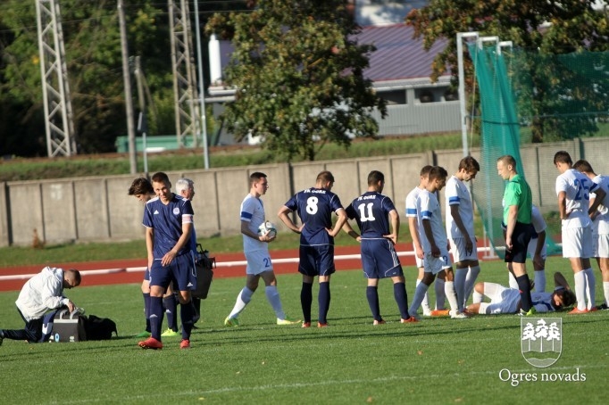 FK Ogre cienīgi piekāpjas krietni pārākai RFS