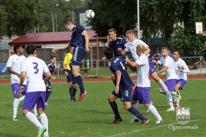Artūra Cildermaņa debijā FK Ogre piekāpjas AFA Olaine