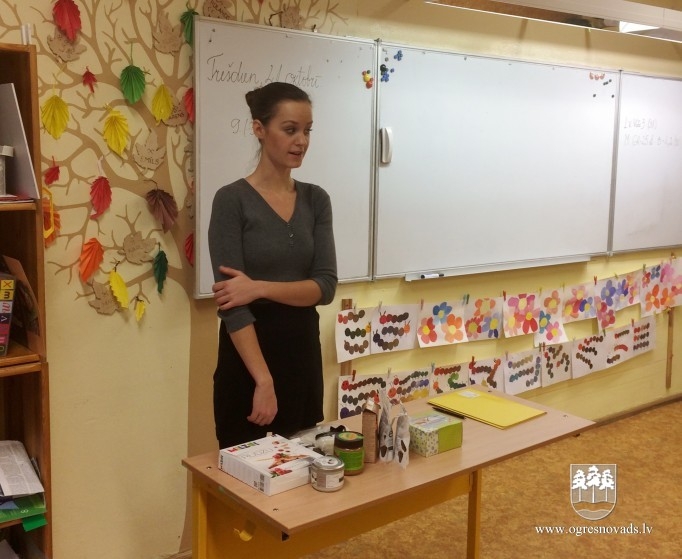 Kustības  „Food Revolution” vēstnese Ogres sākumskolā