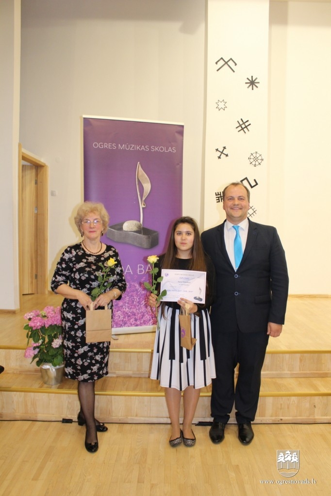 Pasniegta Ogres Mūzikas skolas "Gada balva 2019"