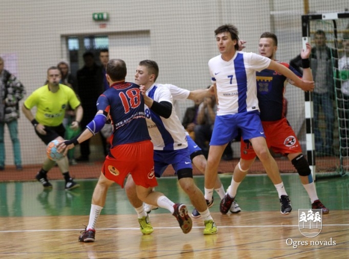Šovakar Ogres handbolistiem finālsērijas trešais mačs