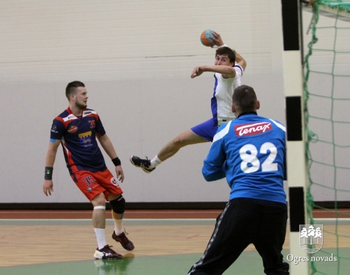 Šovakar Ogres handbolistiem finālsērijas trešais mačs