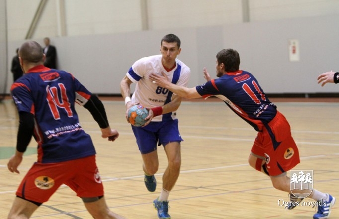 Šovakar Ogres handbolistiem finālsērijas trešais mačs
