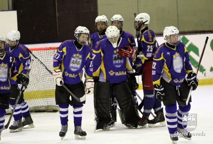 "Ogre Juniors" hokejistiem 3.vieta Rīgas Kausā un cīņa par Latvijas bronzu