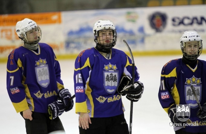"Ogre Juniors" hokejistiem 3.vieta Rīgas Kausā un cīņa par Latvijas bronzu