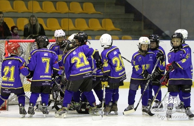 "Ogre Juniors" visjaunākie hokejisti - starp Latvijas čempionāta līderiem