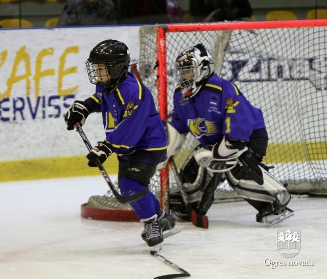 "Ogre Juniors" visjaunākie hokejisti - starp Latvijas čempionāta līderiem