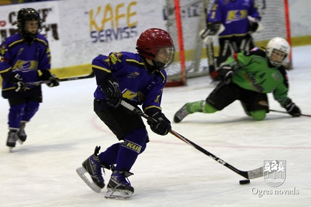 "Ogre Juniors" visjaunākie hokejisti - starp Latvijas čempionāta līderiem