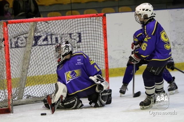 "Ogre Juniors" visjaunākie hokejisti - starp Latvijas čempionāta līderiem