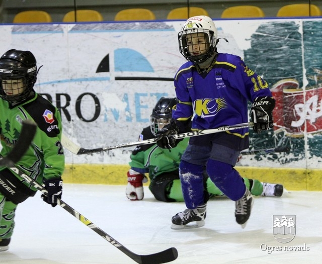 "Ogre Juniors" visjaunākie hokejisti - starp Latvijas čempionāta līderiem