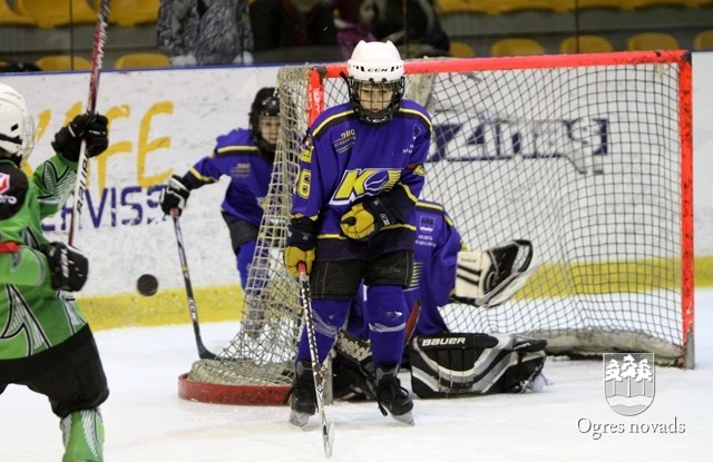 "Ogre Juniors" visjaunākie hokejisti - starp Latvijas čempionāta līderiem