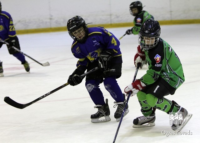 "Ogre Juniors" visjaunākie hokejisti - starp Latvijas čempionāta līderiem