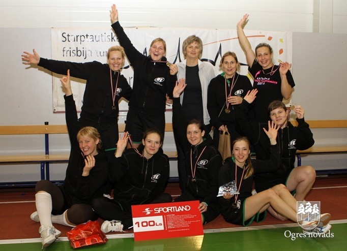 Ogres frisbija komanda "Moments" – turnīra "Rīgas Rudens 2012" uzvarētāja