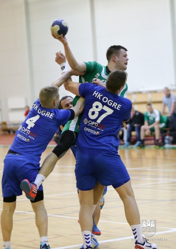 Ogres novada handbola izlase kvalificējas Latvijas Olimpiādei
