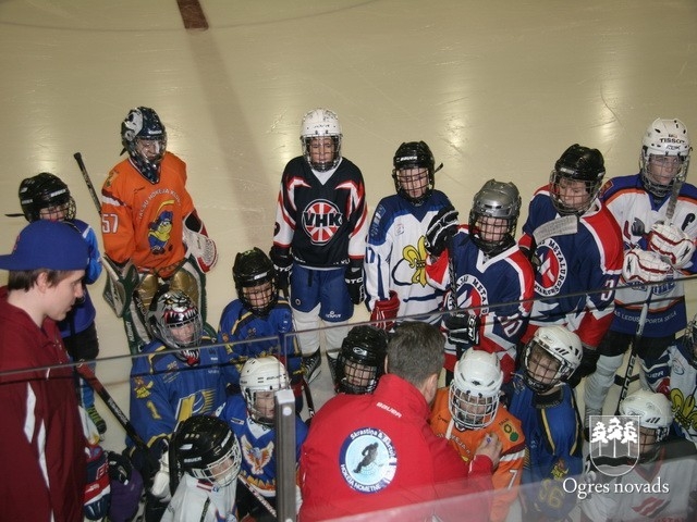 "Ogre Juniors" visjaunākie hokejisti - starp Latvijas čempionāta līderiem