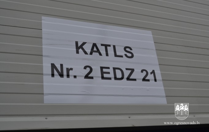 Jaunās katlu mājas būvdarbi Ogrē rit veiksmīgi