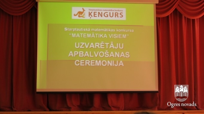 Ogres Valsts ģimnāzijas skolēniem augsti rezultāti matemātikas un ZPD konkursā