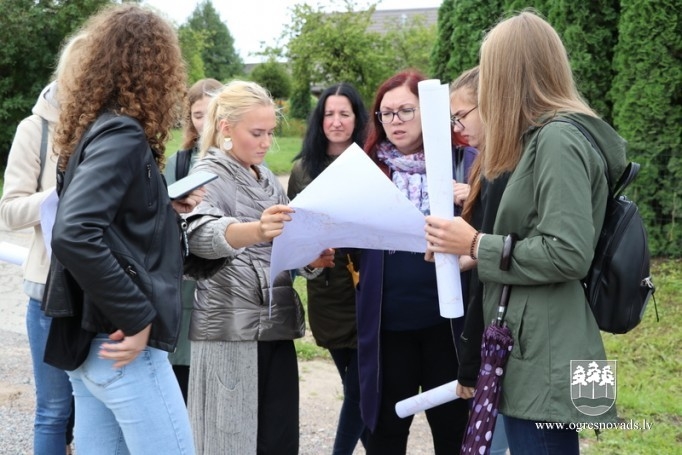 LLU studenti viesojas Lauberē (08.09.2020.)