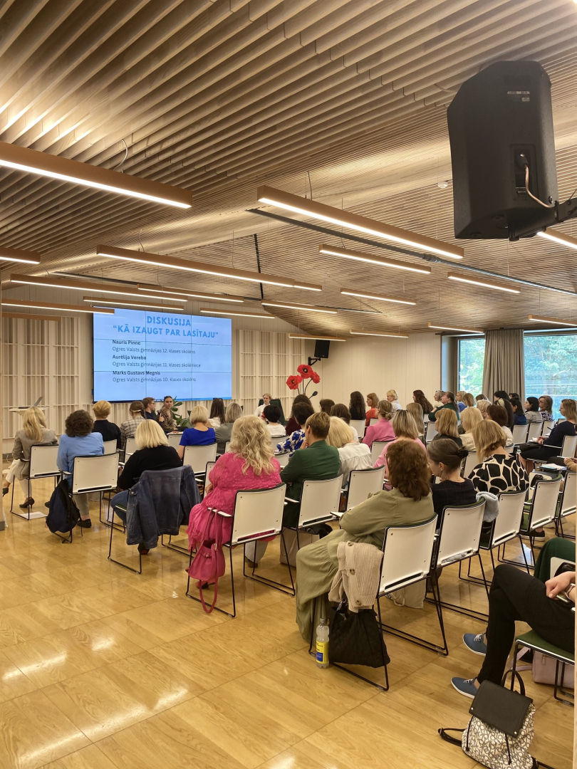 Konference "Lasītrosme: forums par brīvās lasīšanas metodi Latvijas skolās" 